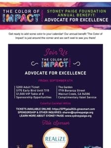 2024 Color of Impact Annual Benefit – 9/6/2024