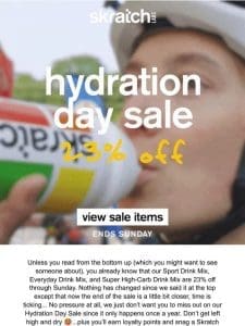 2024 Hydration Day Sale