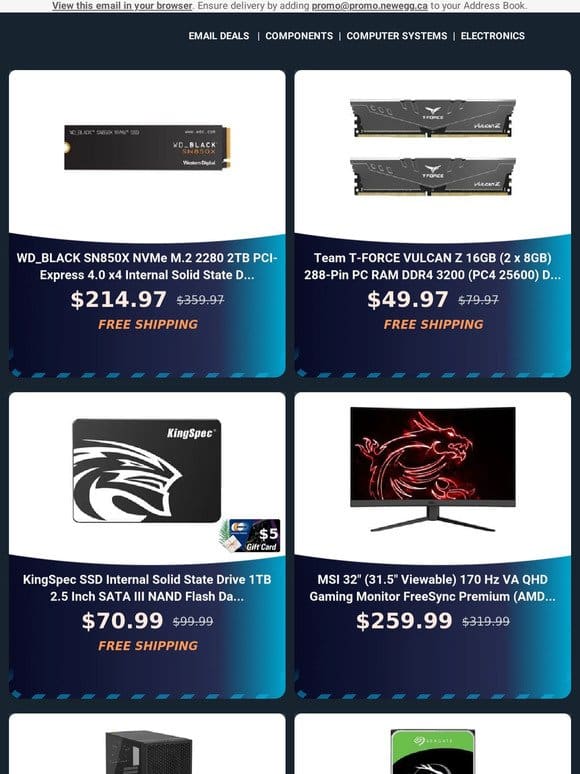 $214.97 on WD Black NVMe SN850X – Unbeatable Deal!