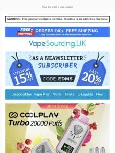 22% OFF For All Disposables | Code: DP22