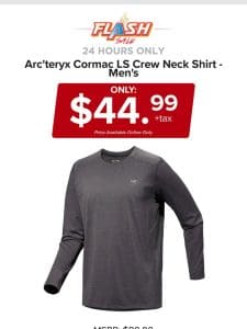 24 HOURS ONLY | ARC’TERYX LONG SLEEVE SHIRT | FLASH SALE