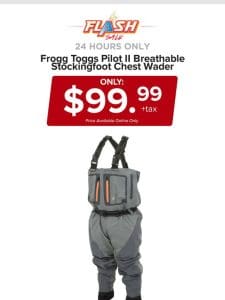 24 HOURS ONLY | FROGG TOGGS WADER | FLASH SALE