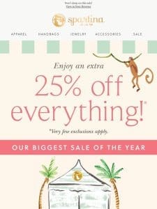 25% OFF Best Selling Pajamas & Everything Else!