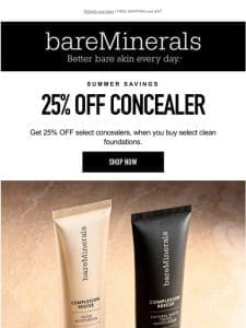 25% OFF concealer