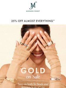 25% Off Almost Everything Happening Now!