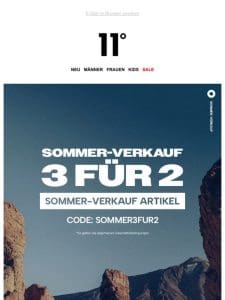 3 FÜR 2 | Sommer-Verkauf