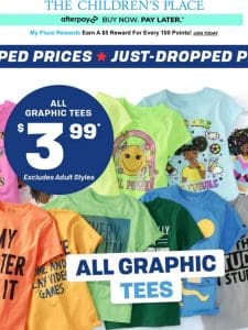 ?$3.99 Graphic Tees ? WOW!