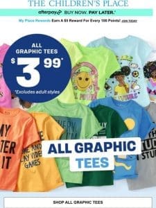 $3.99 Graphic Tees?  !!!