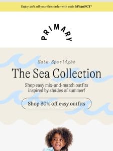 30% OFF   Easy outfits inspired by shades of summer