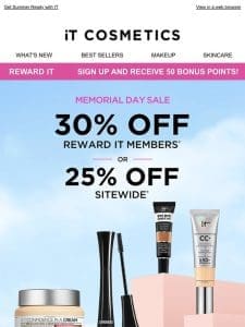 30% OFF Sitewide for Loyalty Members