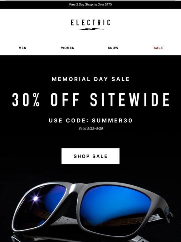 30% Off Sitewide!