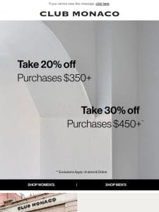 30% off Everything