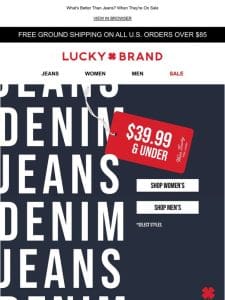 $39.99 DENIM ? $39.99 DENIM ?