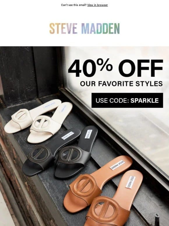 40% Off = One In Every Color