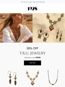 50% OFF BOHEMIAN JEWELRY COLLECTION