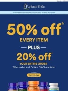 50% OFF Everything – 2 Days Left