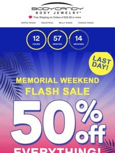 ?? 50% OFF ? Last Day