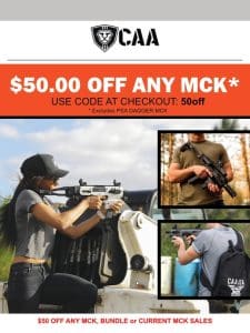 $50 OFF MCKS + 50% OFF Advanced Kits