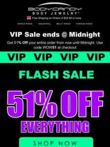 51% OFF ? TONIGHT Only