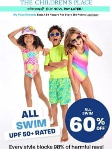 60% OFF Swim? Dive right in! ?