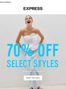 70% OFF YOUR FAVES