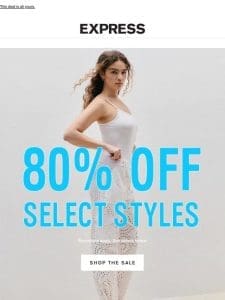 80% off?! YES.