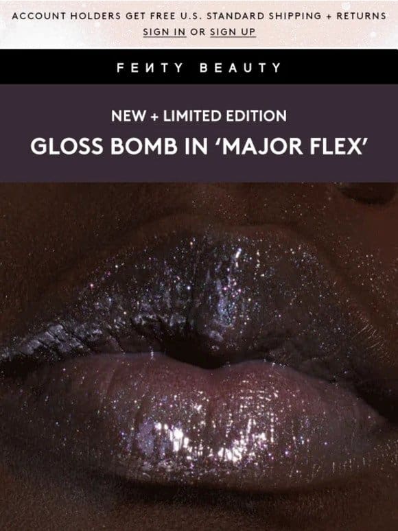 A Gloss Bomb x cyberspace link up