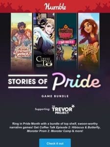 A swoon-worthy game bundle for Pride Month