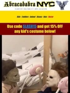 ACT QUICK! Kid’s Costumes on Sale THIS WEEK ONLY