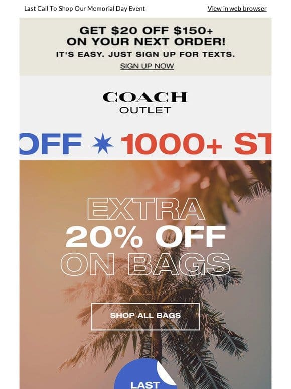 ALERT: Extra 20% Off Is Expiring