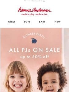 ALL PAJAMAS Up To 50% Off!