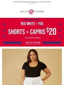ATTN: Shorts & capris starting at $20