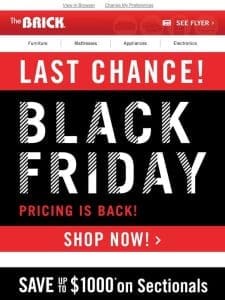 ? Act Now， Save Big! ? Black Friday ENDS TONIGHT!