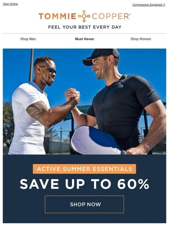 Active Summer Essentials | Up To 60% Off