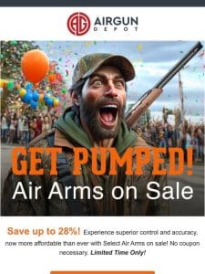 Air Arms on SALE! Up to 28% Off