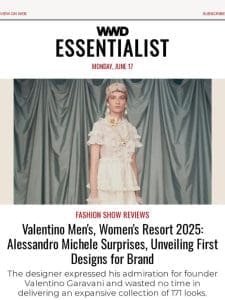 Alessandro Michele Surprises With Valentino Debut; Chanel’s Sporty High Jewelry