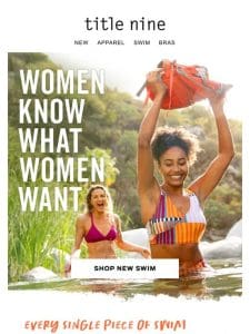 All our swim is designed by women ♀?