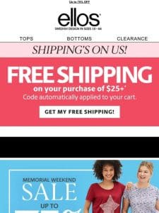 Almost gone: FREE SHIPPING