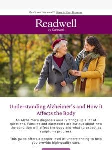 Alzheimer’s & Dementia: How to manage incontinence and meal times