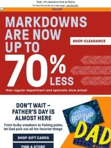 Amazing finds for up to 70%* less ?