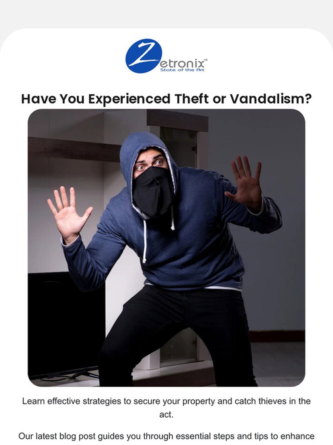 Are You a Victim of Theft or Vandalism?