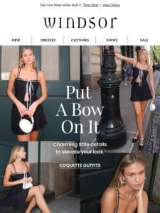 As Seen On You: The Bow Trend