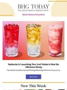 Attention: Starbucks Is Launching New Iced Drinks