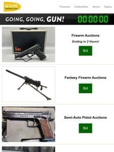 Auctions Ending Tonight
