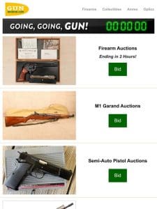 Auctions Ending Tonight