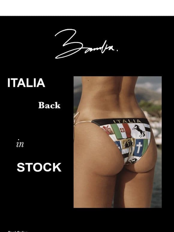 BACK IN STOCK: ITALIA ??