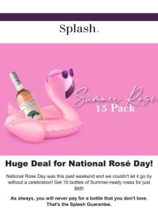 BLOWOUT ENDS SOON: Summer Rose 15-Pack， Just $85!