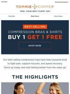 BOGO Free Best-Selling Compression Shirts