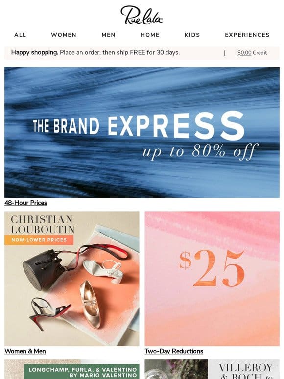 ((BRAND EXPRESS)) Up to 80% Off for 48 HRS