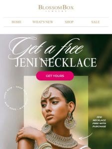 Back by Popular  FREE $280 Jeni Necklace!